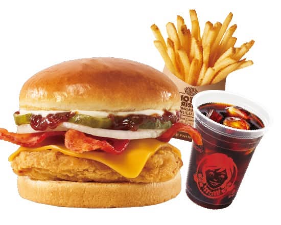 ジャックダニエルBBQチキンフィレバーガーセット