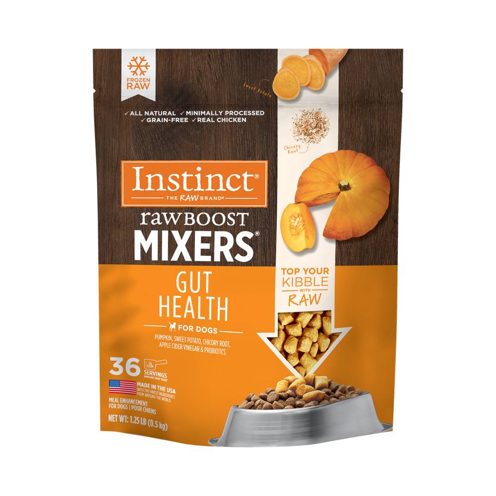 Instinct Raw Boost Mixers Gut Health Frozen Dog Food Topper