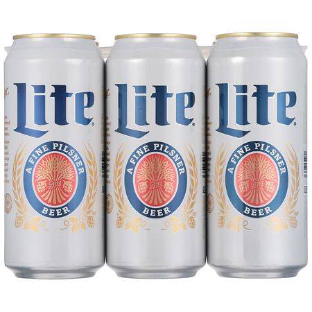 Miller Lite a Fine Pilsner Beer (6 ct, 16 fl oz)