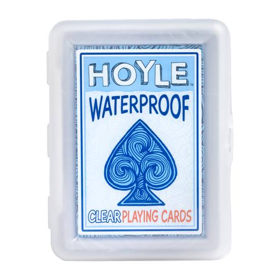 Hoyle Waterproof Playing Cards - Clear