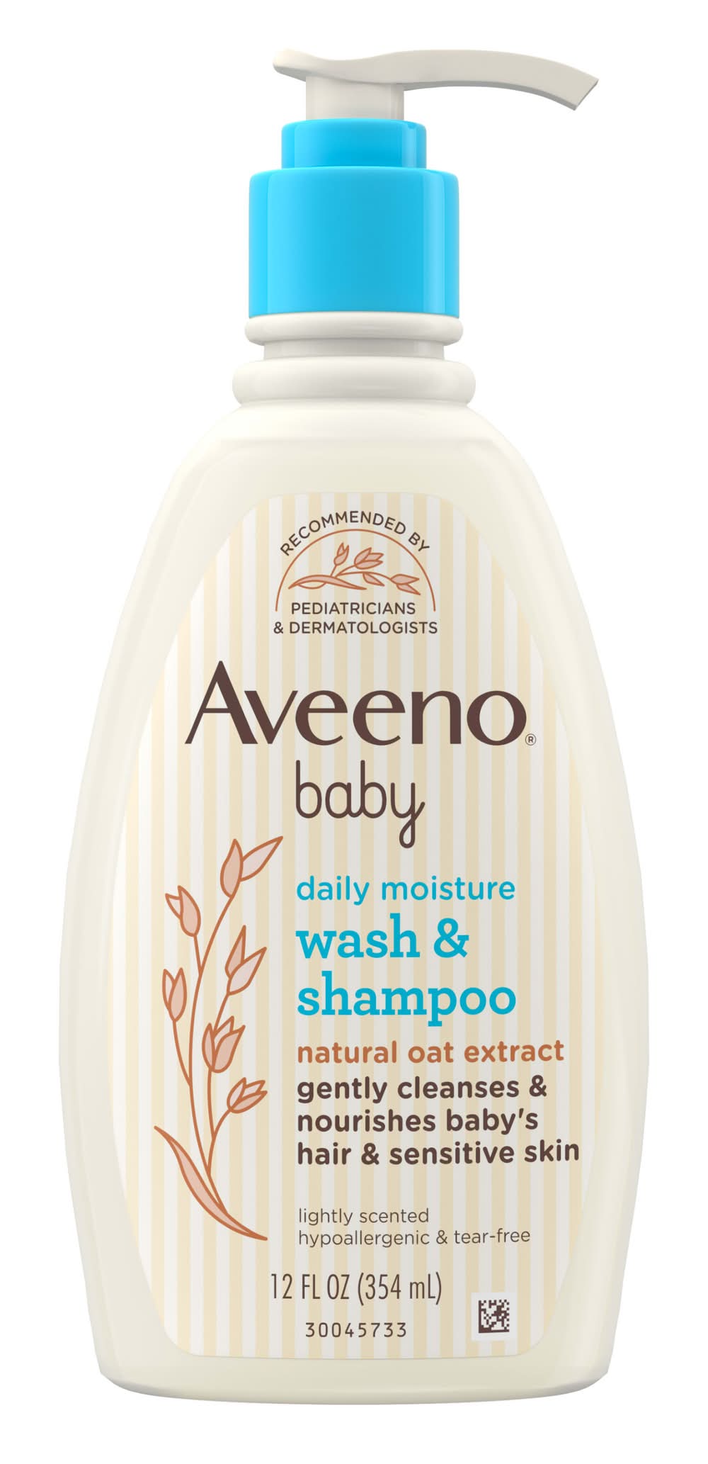 Aveeno Baby Daily Moisture Body Wash & Shampoo Oat Extract (12 fl oz)