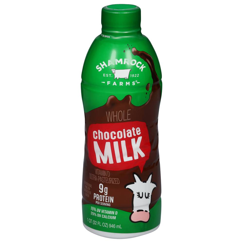 Shamrock Farms Vitamin D Whole Milk (1 qt) (chocolate)