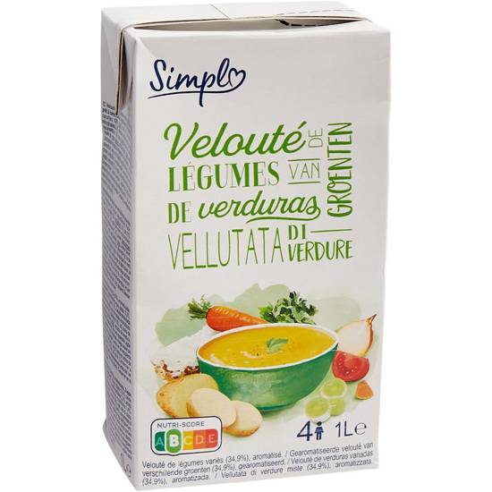 Simpl - Soupe velouté de légumes