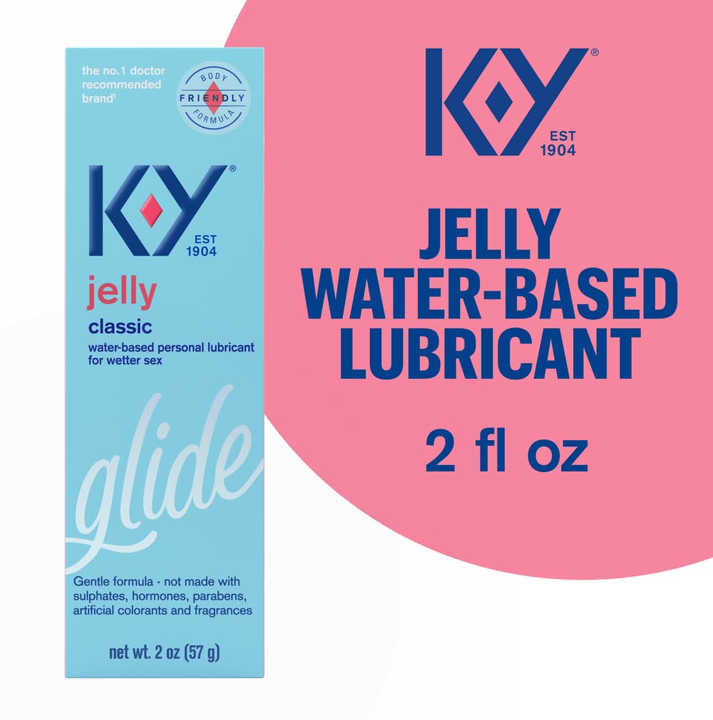 K-Y Personal Water Based Lubricant Jelly (2 oz)