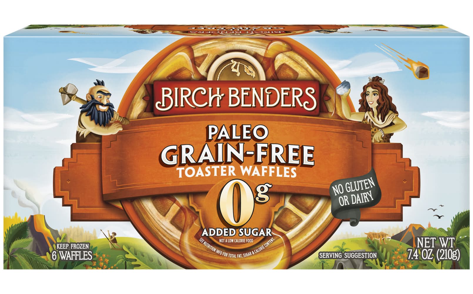 Birch Benders Grain-Free Toaster Waffles, Paleo (7.4 oz, 6 ct)