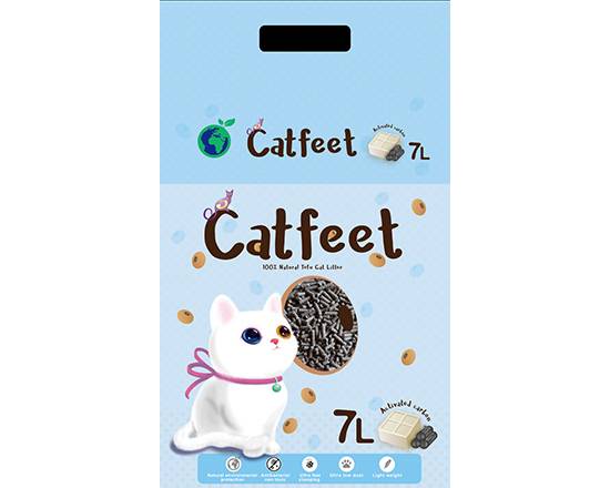 【Catfeet】天然環保豆腐砂 活性碳7L#20628895