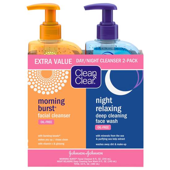 Clean & Clear Day/Night Cleanser 2-pack