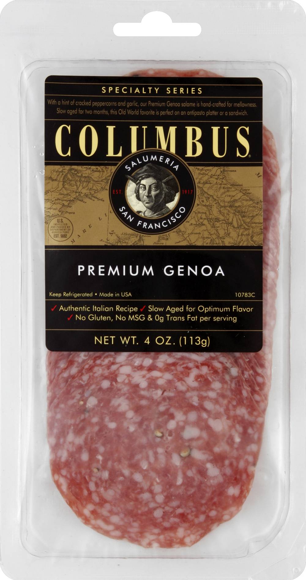 Columbus Genoa Salami (4 oz)