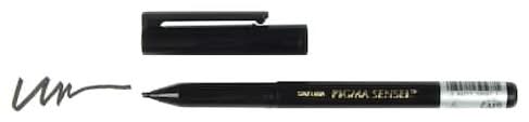 Sakura Pigma Sensei Black Chisel Tip Pen