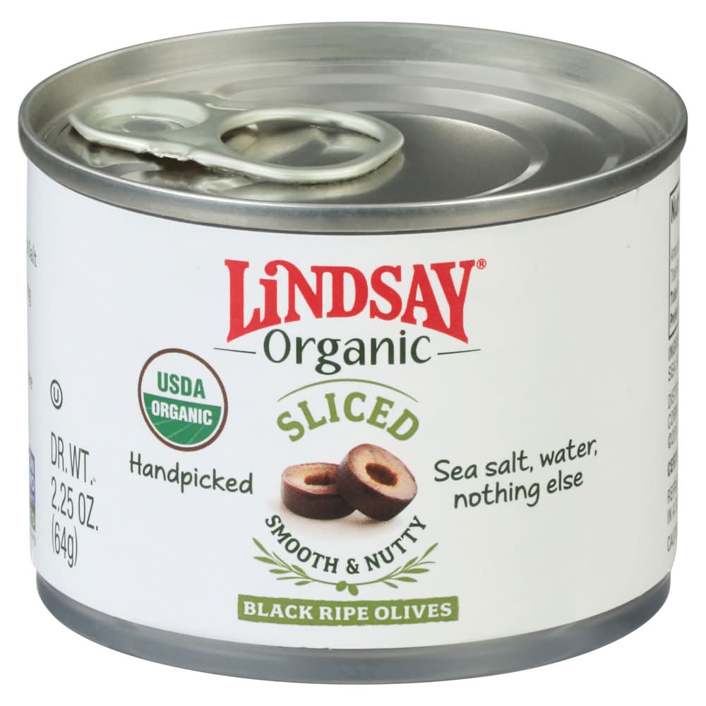 Lindsay Organic Sliced Black Ripe Olives (2.2 oz)