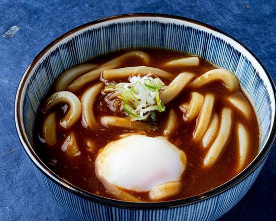 さぬき 温玉カレーうどん Sanuki Udon Noodle Soup with Soft-Boiled Egg Curry