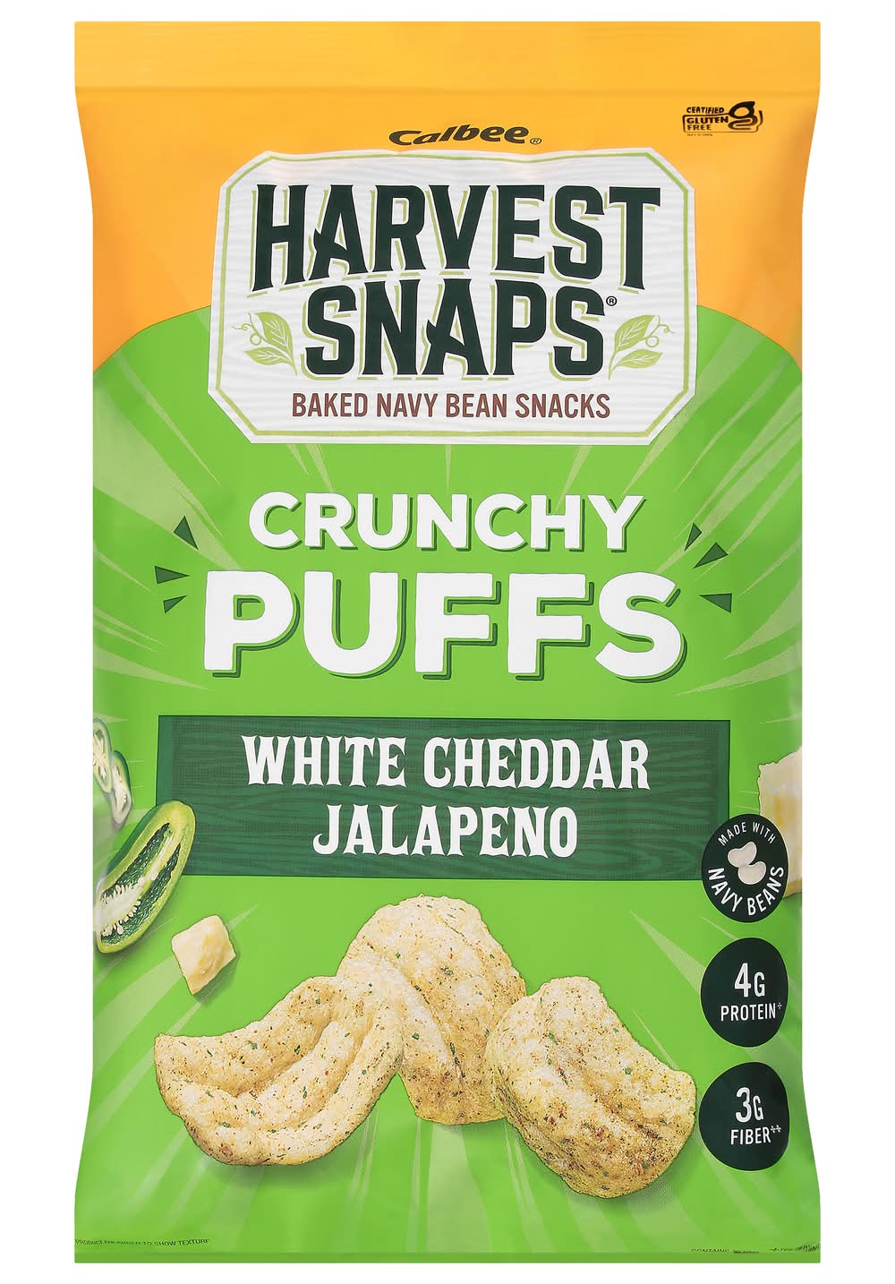 Harvest Snaps Selects White Cheddar Jalapeno Snacks (4.2 oz)