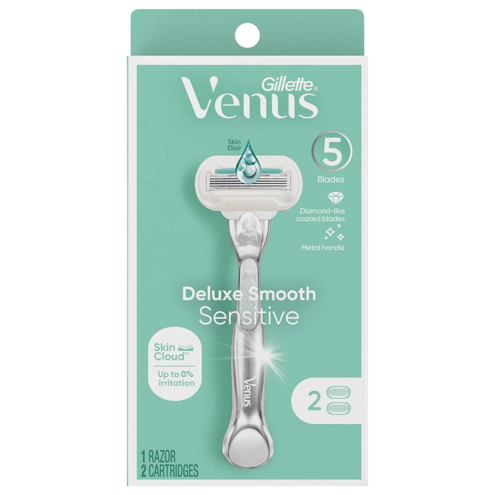 Gillette Venus Venus Sensitive Razor & Cartridges (3.7 oz)