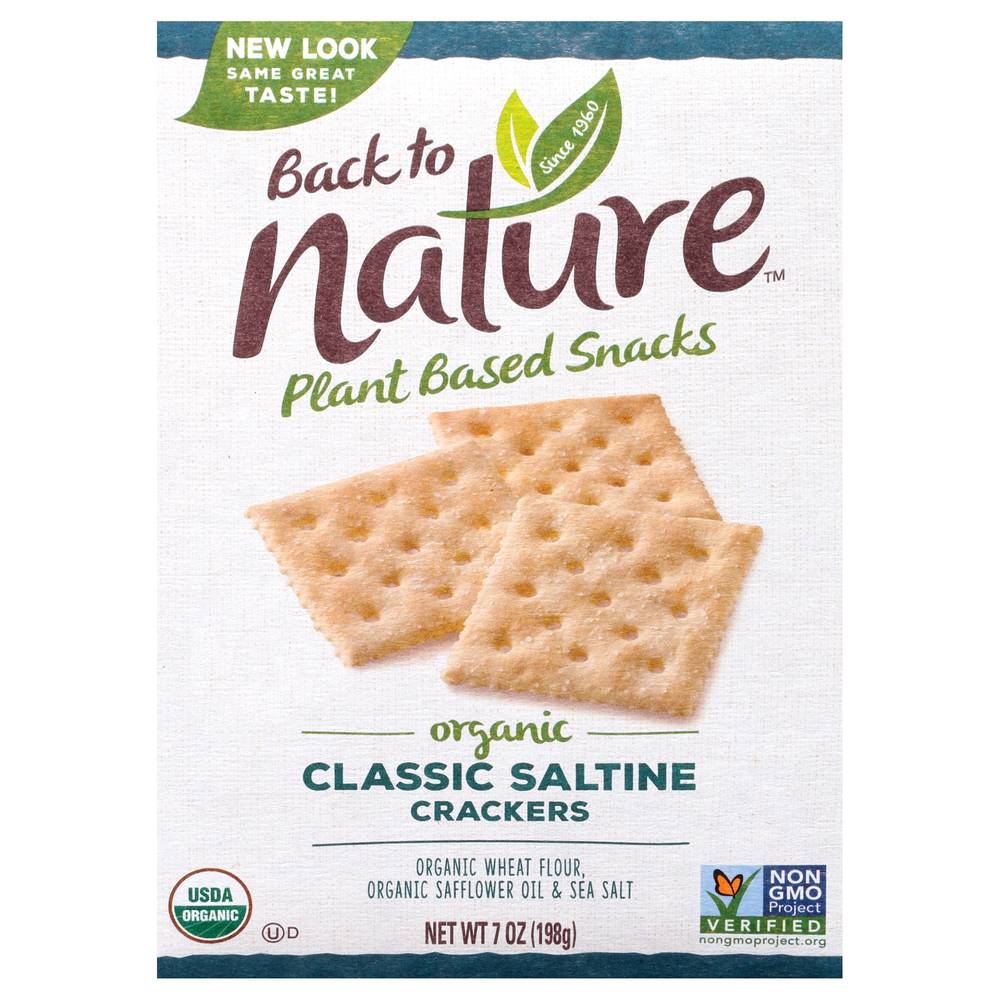 Back to Nature Organic Classic Saltine Crackers (7 oz)