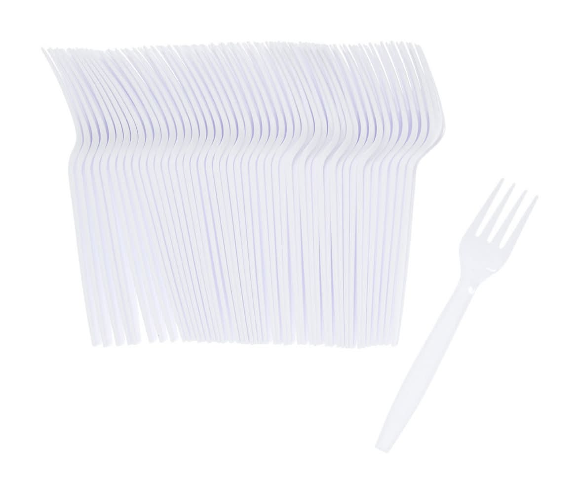 Smart & Simple Everyday Plastic Forks 48 Ct