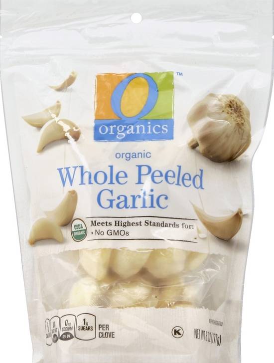 Order O Organics · Organic Whole Peeled Garlic (6 oz) food online from Safeway store, Eureka on bringmethat.com