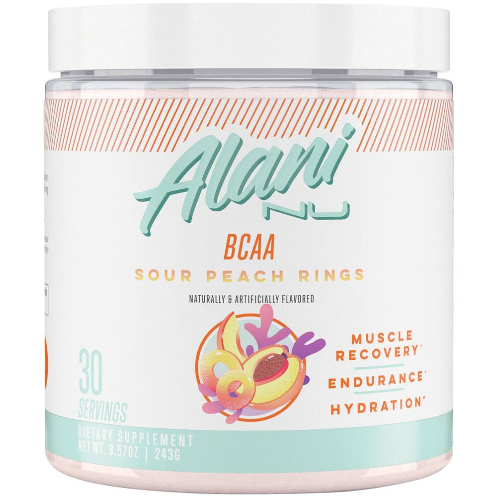 Alani Nu Bcaa Protein Powder (sour peach rings)