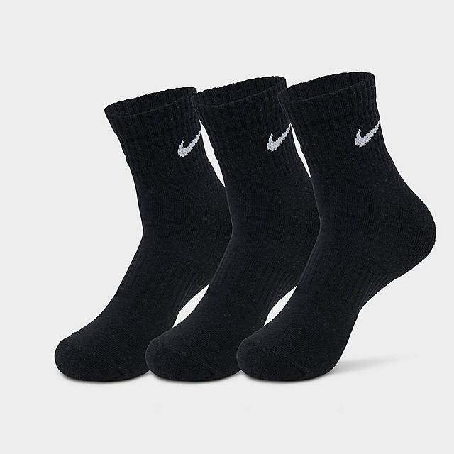 Nike Everyday Cushioned Training Ankle Socks (3-Pack) (Medium)