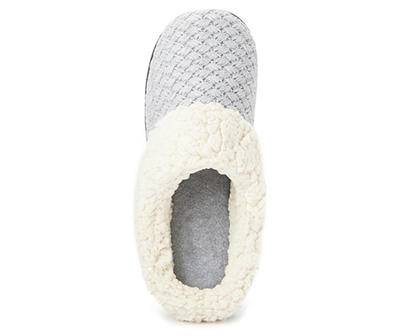 Sweater Knit Clog Slippers (female/l (9-10)/gray)