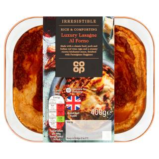 Co-op Irresistible Luxury Lasagne Al Forno 400g