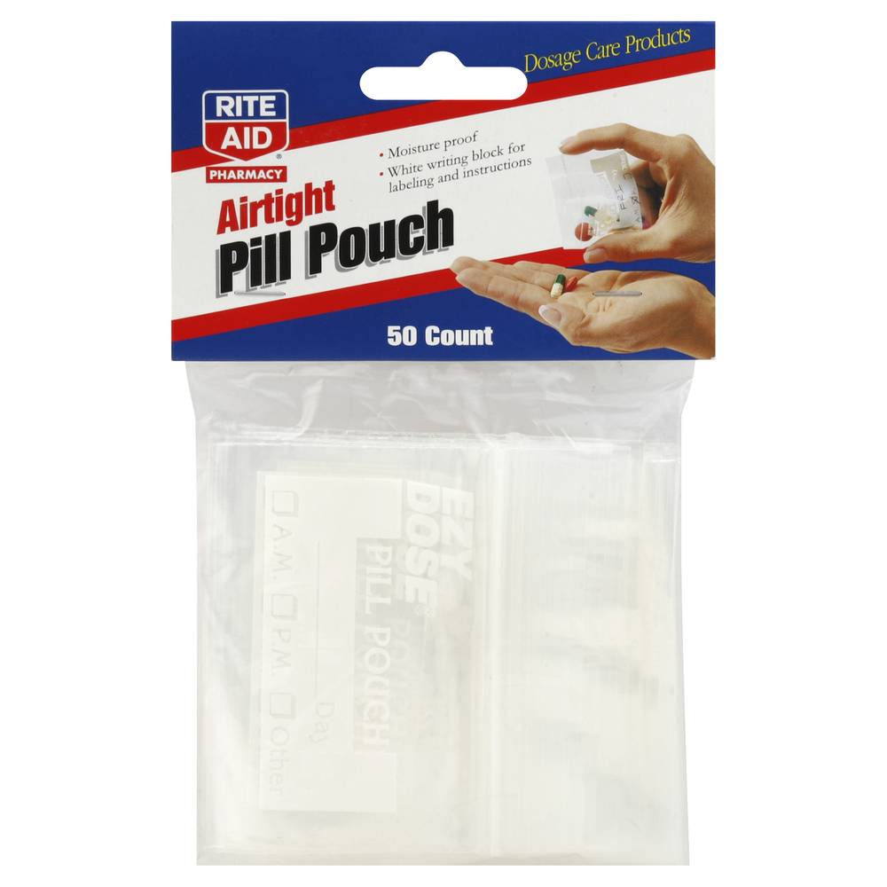 Rite Aid Airtight Pill Pouches