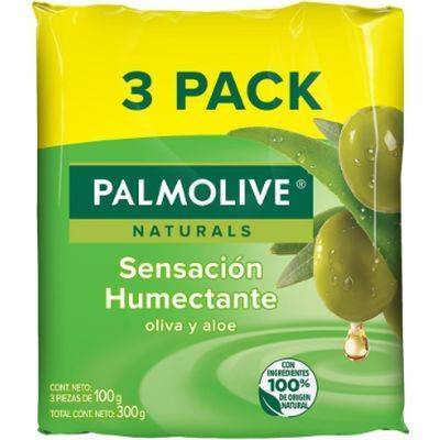 PALMOLIVE 3-Pack Jabon Oliva 100grs