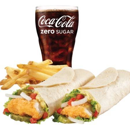 Curry Mayo Chicken Wrap Combo
