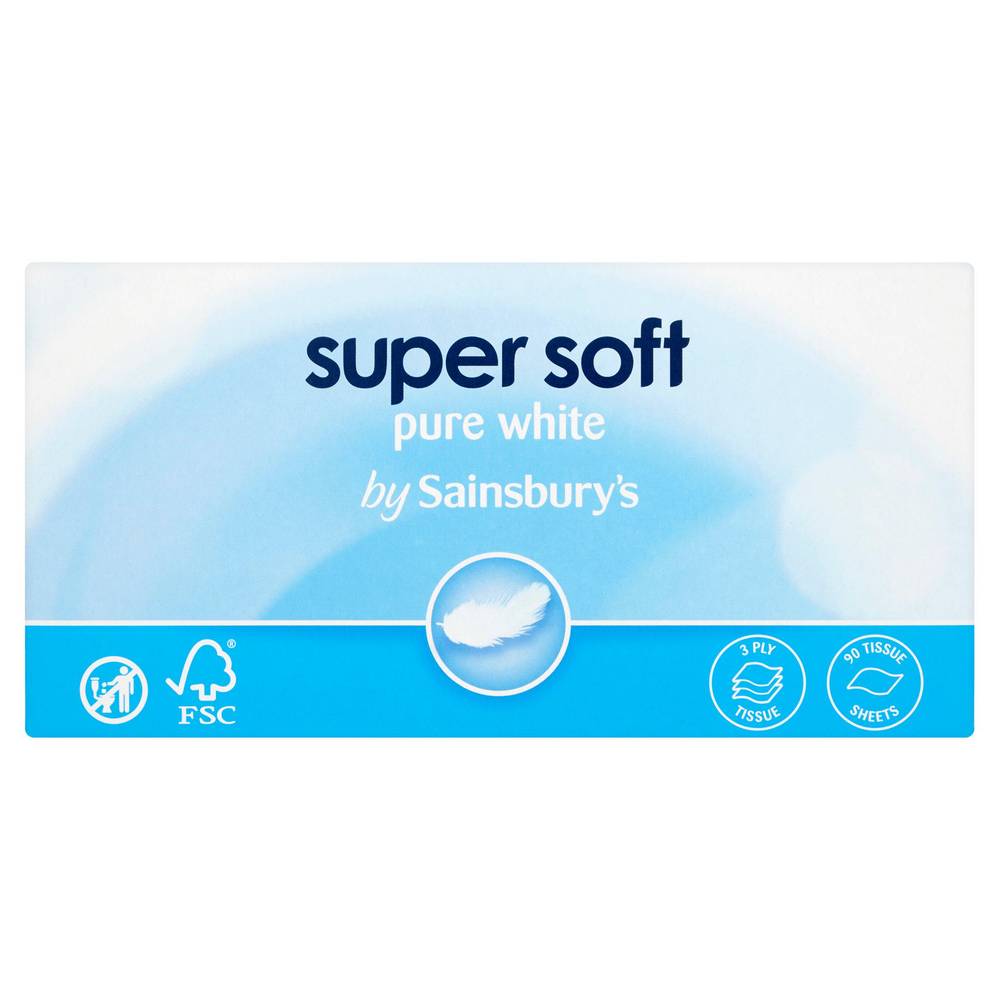 Sainsbury's Super Soft Tissues 1x90 Sheets