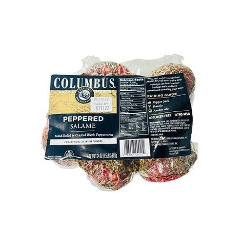 Columbus Peppered Salame (1.5 lbs)