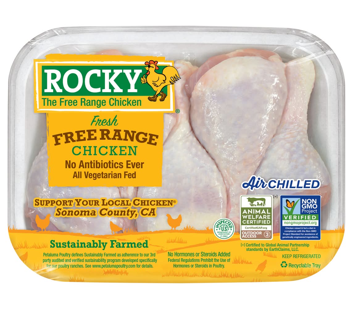 Rocky Free Range Chicken Drumsticks