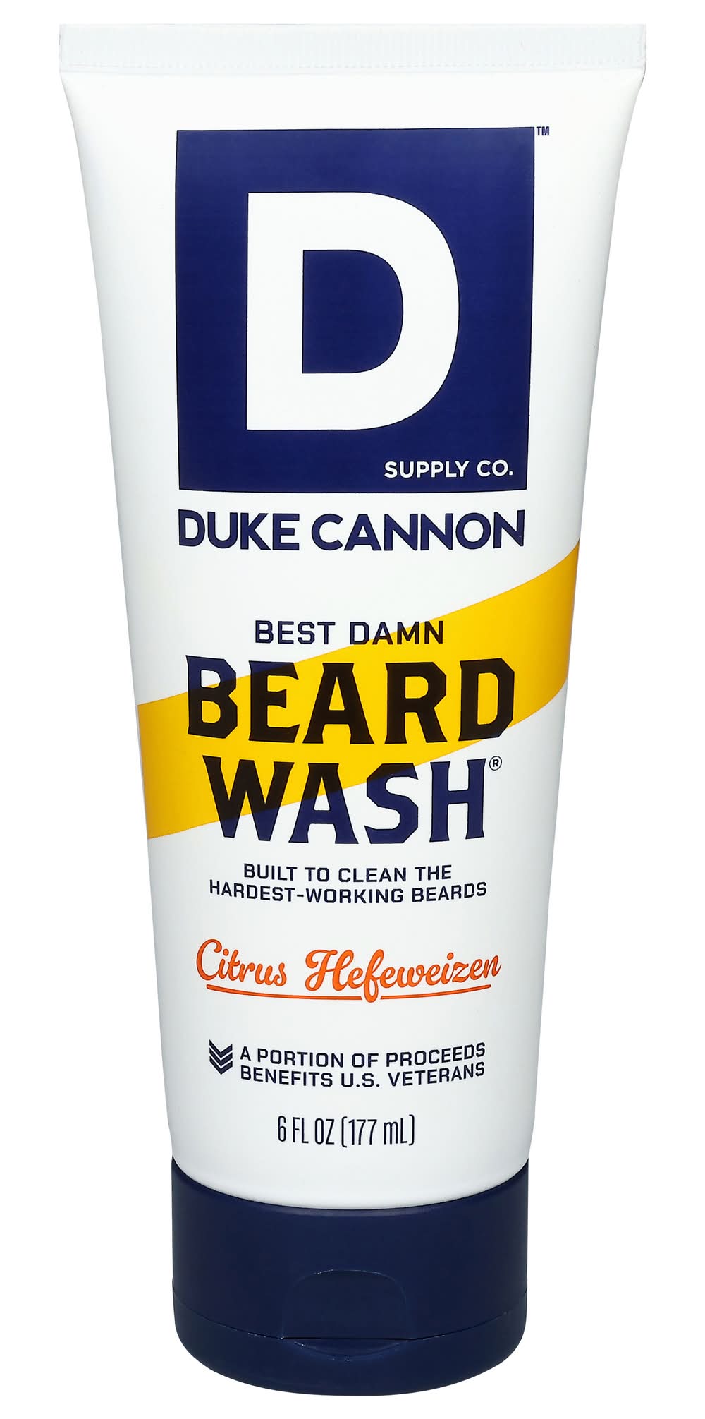 Duke Cannon Best Beard Wash, Citrus Hefeweizen (6 fl oz)