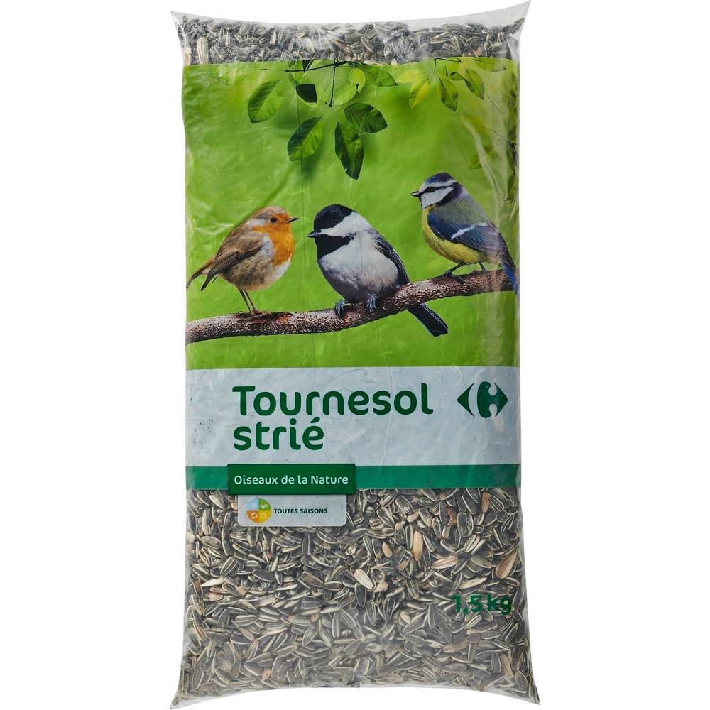 Carrefour - Tournesol strié pour oiseaux