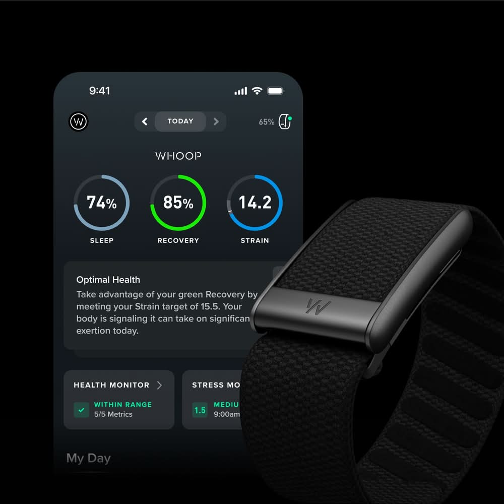 WHOOP - 5.0 Peak - Health and Fitness Tracker - 12-Month