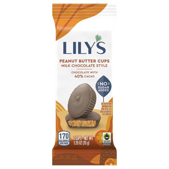 Lily's Milk Chocolate Style Peanut Butter Cups (stevia)
