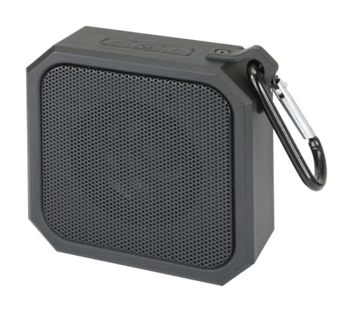 iLive Portable Water-Resistant Magnetic Bluetooth Speaker With Lanyard Loop, Black