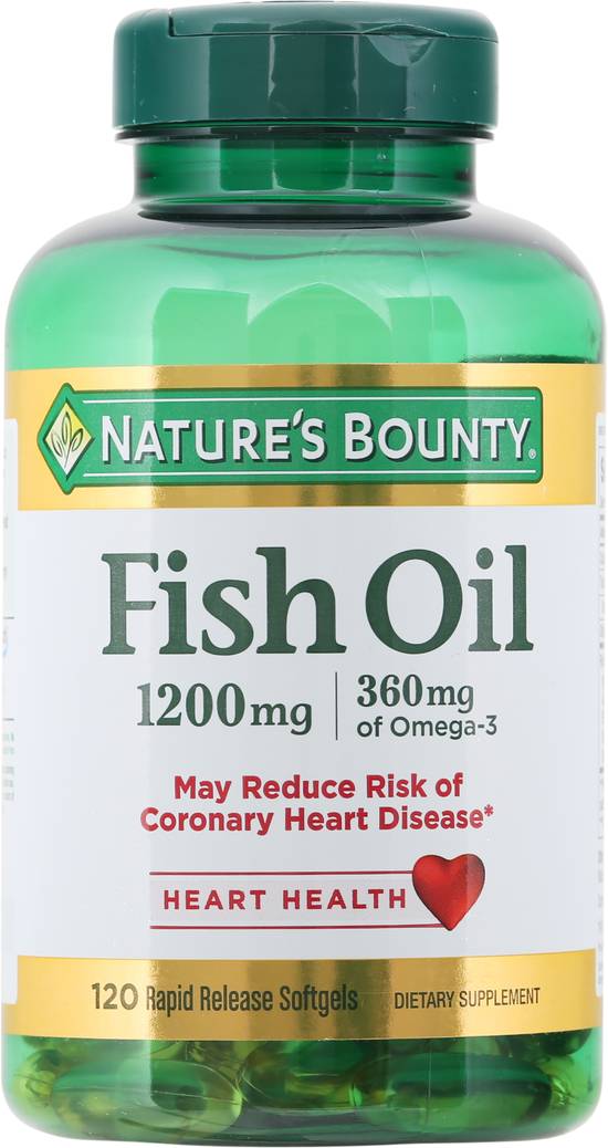 Nature's Bounty Fish Oil 1200 mg (120 ct)