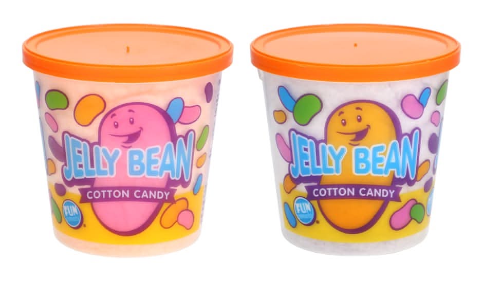 Fun Sweets Jelly Bean Cotton Candy (2 x 2.25 oz)