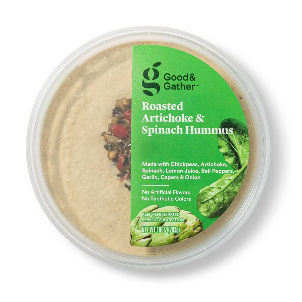 Good & Gather Roasted Artichoke and Spinach Hummus (10 oz)