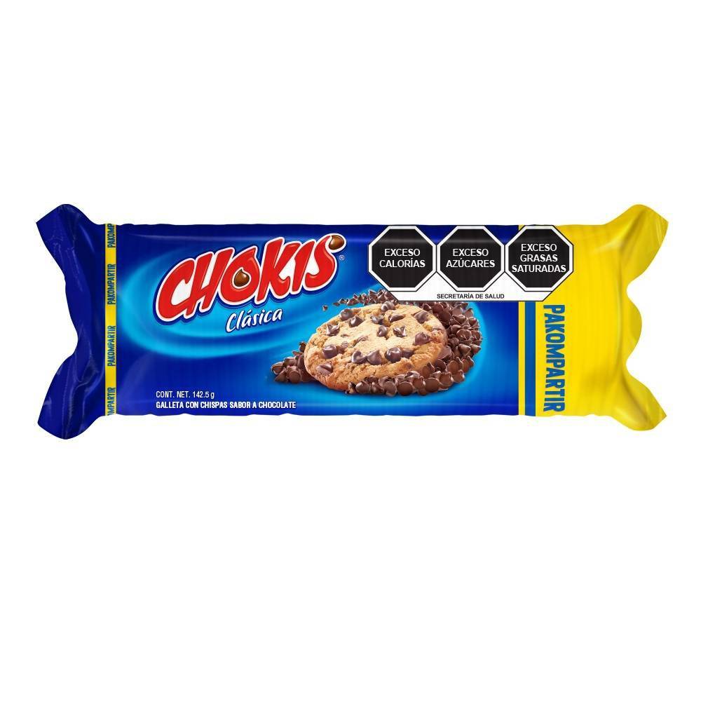 Chokis · Galletas chokis paketón con chispas sabor chocolate (180,5 g)
