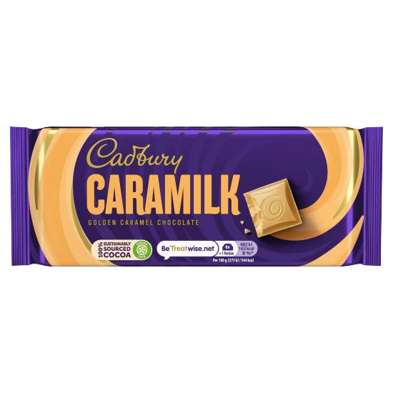 Cadbury Caramilk Golden Caramel Chocolate Bar 90g