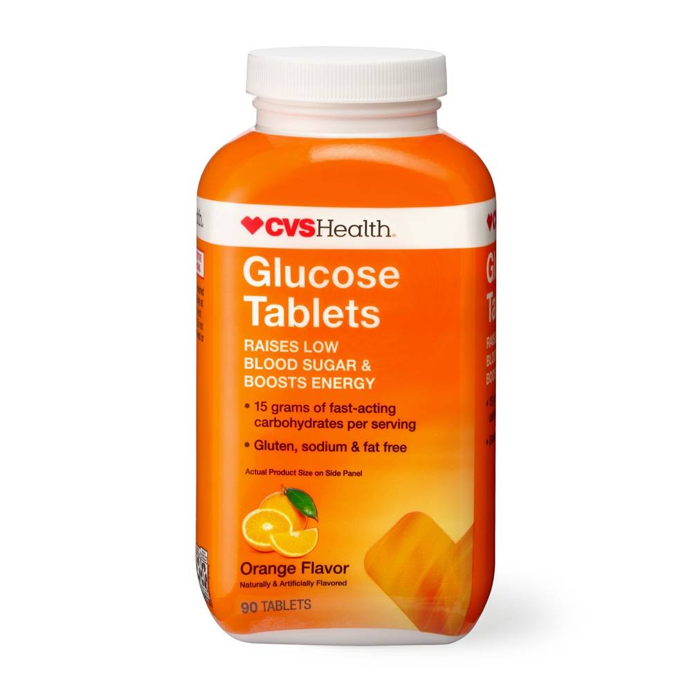 Cvs Health Glucose Tablets Assorted Fruit, 90 Ct