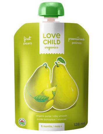 Love child organics premières poires (128 ml) - love child organic's first pears (128 ml)