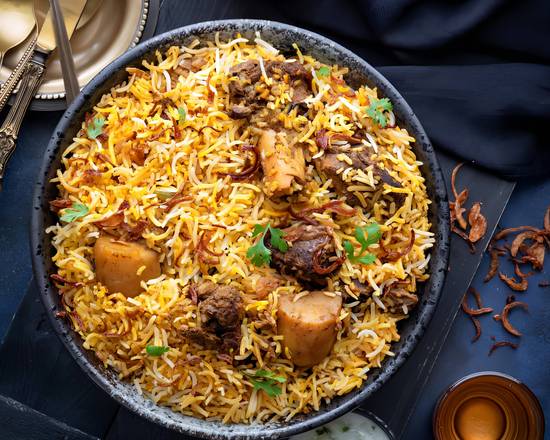 Goat Ghee Roast Biryani