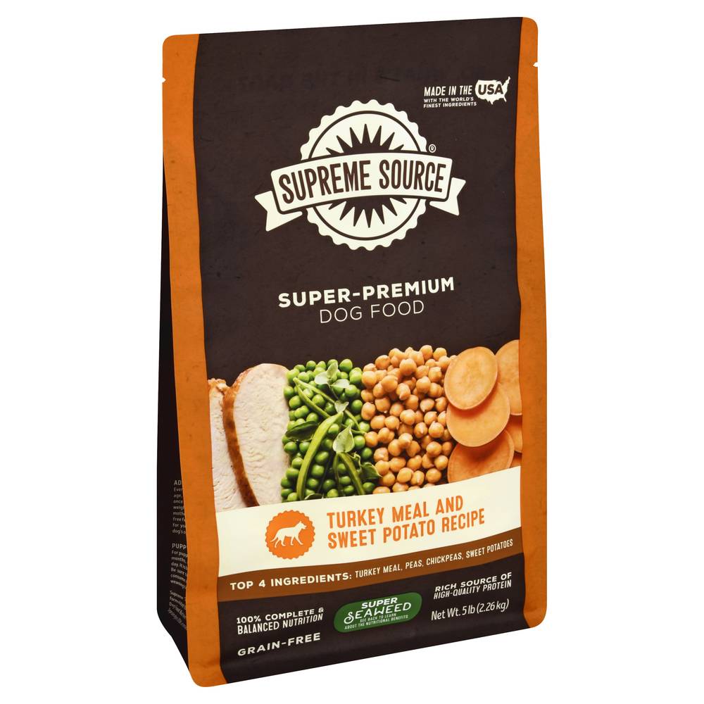 Supreme Source Super-Premium Turkey Meal and Sweet Potato Recipe Dog Food