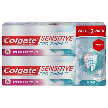 Colgate Sensitive Pro-Relief Repair & Prevent Toothpaste (2 ct)