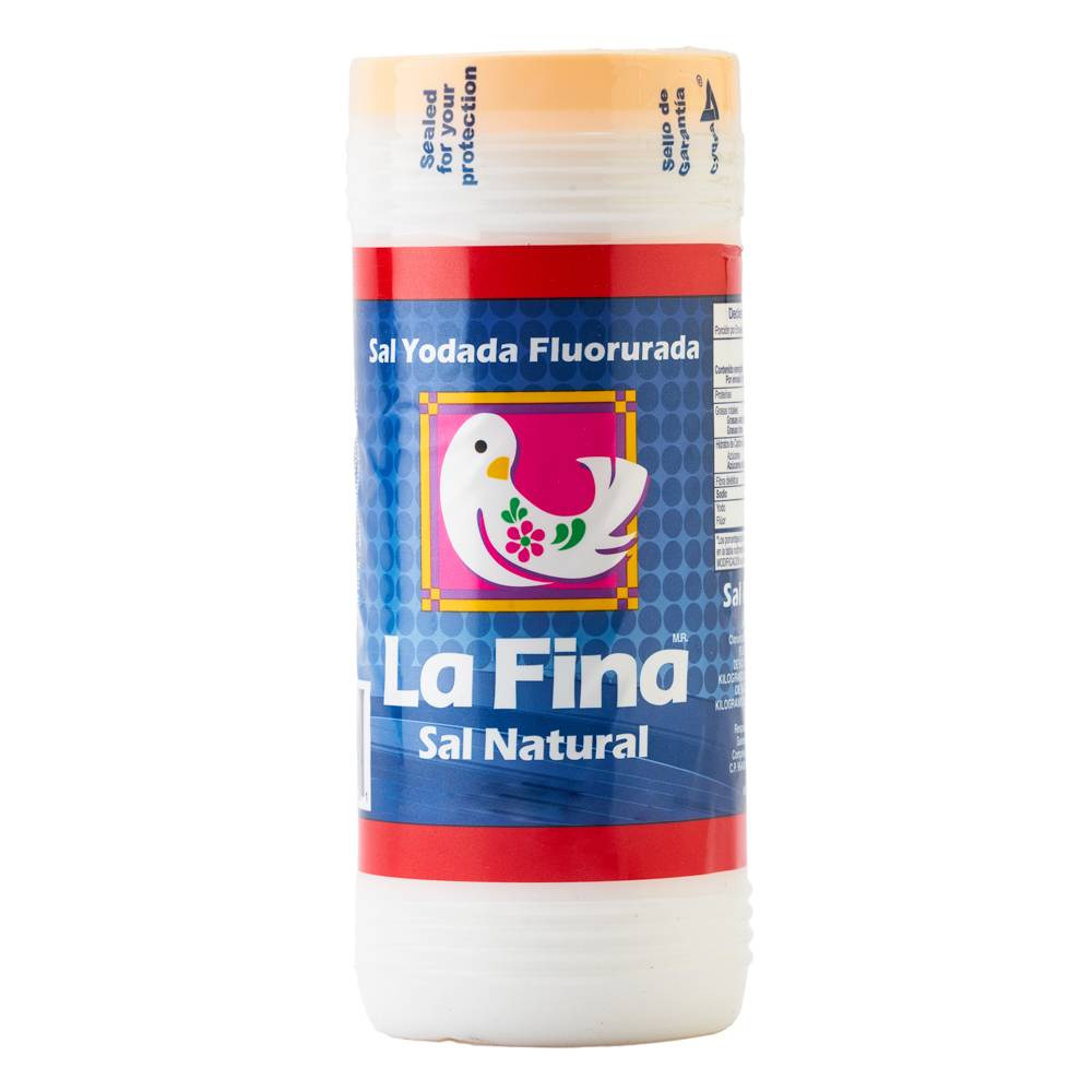 La fina sal yodada fluorurada (bote 250 g)