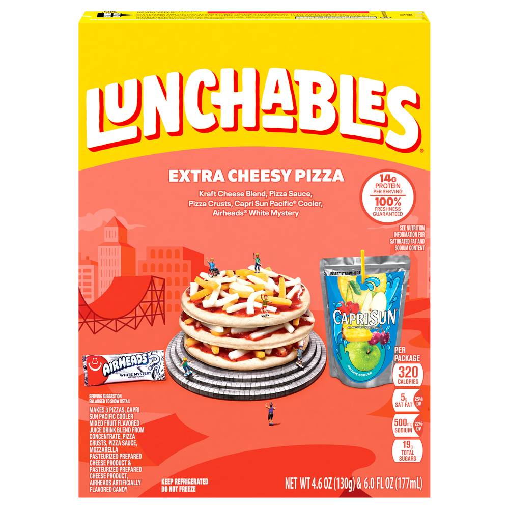 Lunchables Extra Cheesy Pizza Lunch Combination