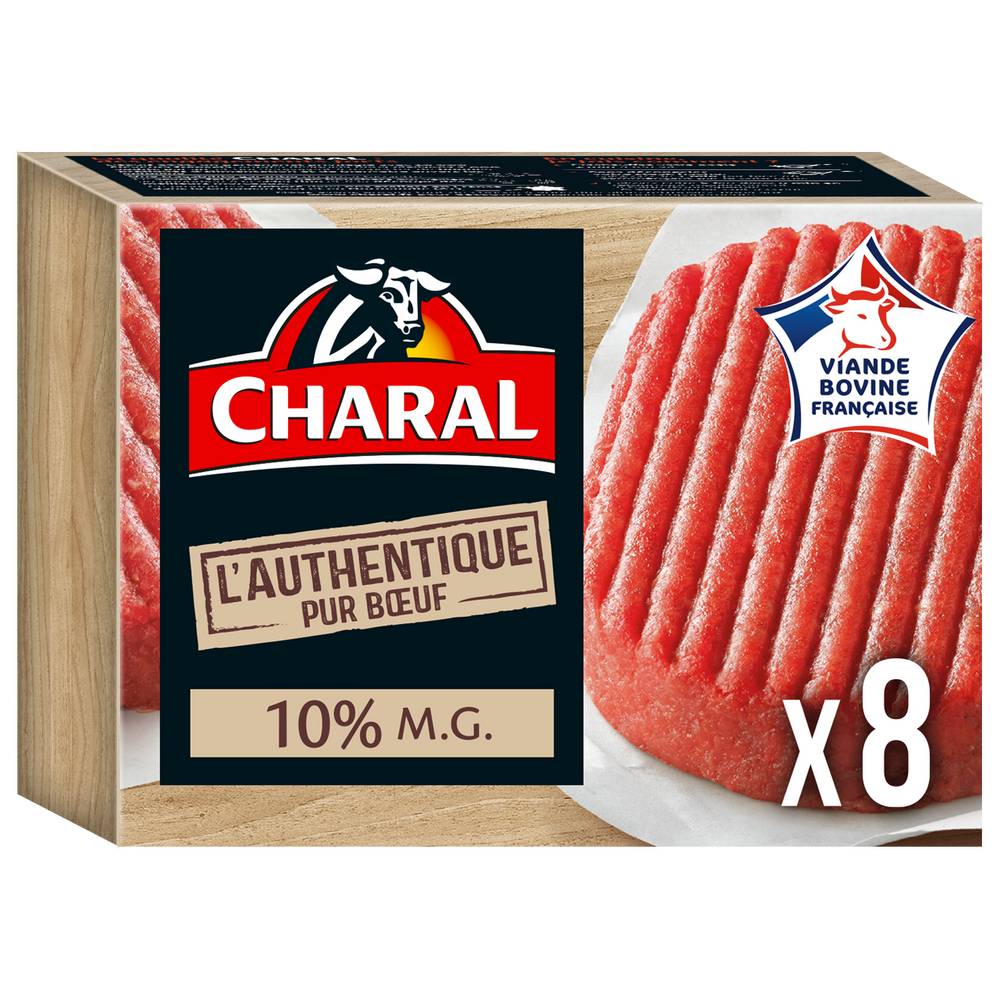 Charal - Steack haché l'authentique pur bœuf 10% mg (1kg)