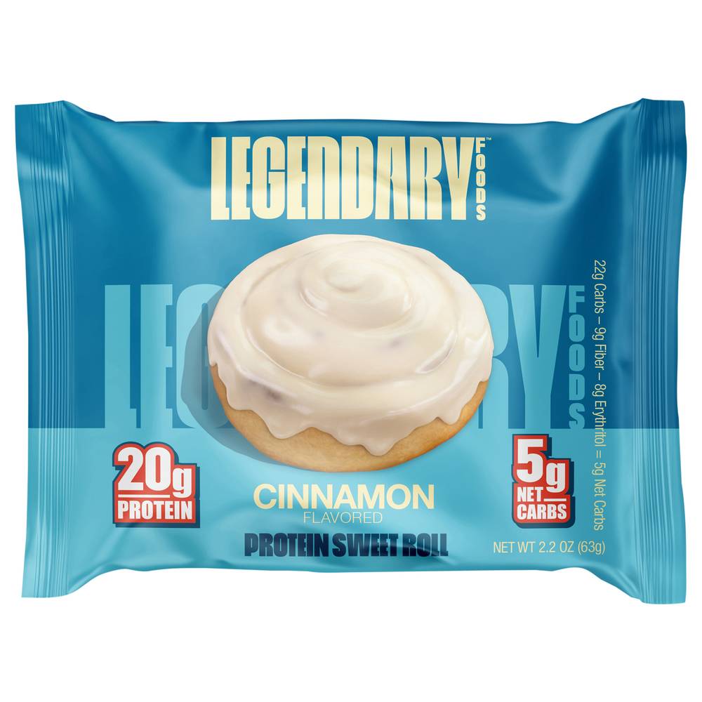 Legendary Foods Cinnamon Flavored Protein Sweet Roll (2.2 oz)