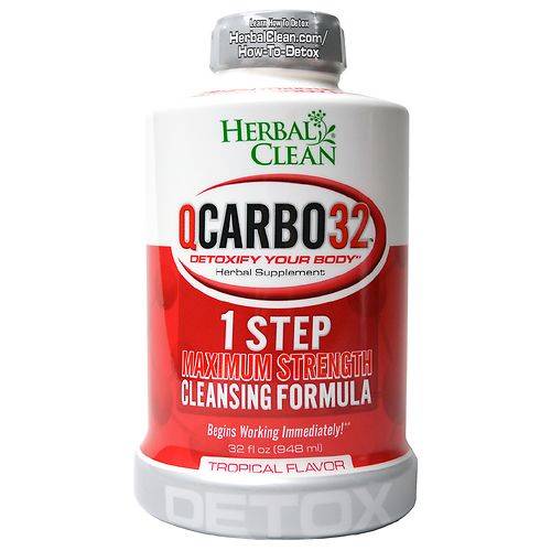 Herbal Clean QCarbo Detox Tropical - 32.0 fl oz